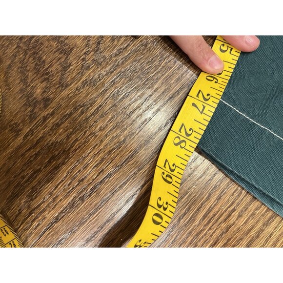 Y2K GAP Carpenter Pants Women's Size 12 Green Hammer Loop Wide Leg Baggy - Picture 2 of 5